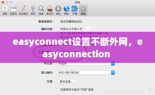 easyconnect设置不断外网，easyconnection 