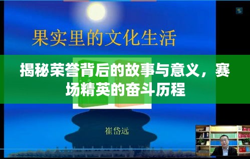 揭秘荣誉背后的故事与意义，赛场精英的奋斗历程