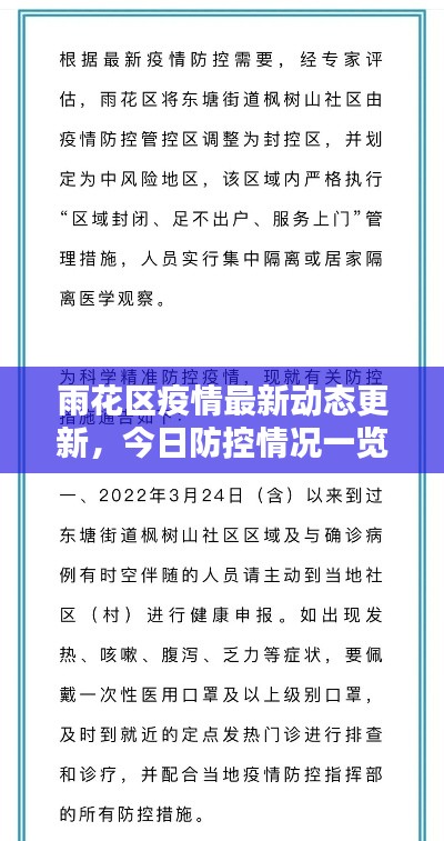 雨花区疫情最新动态更新，今日防控情况一览