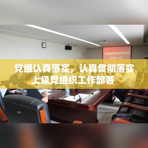 党组认真落实，认真贯彻落实上级党组织工作部署 