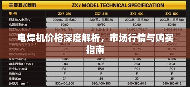 电焊机价格深度解析，市场行情与购买指南