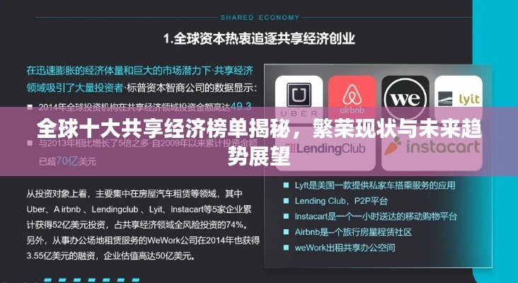 全球十大共享经济榜单揭秘，繁荣现状与未来趋势展望