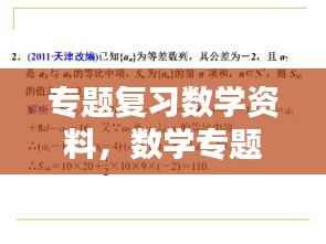 专题复习数学资料，数学专题课 