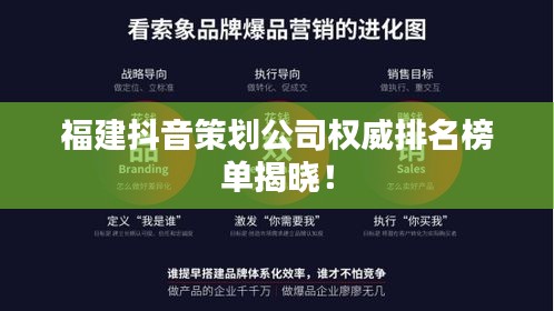 福建抖音策划公司权威排名榜单揭晓！