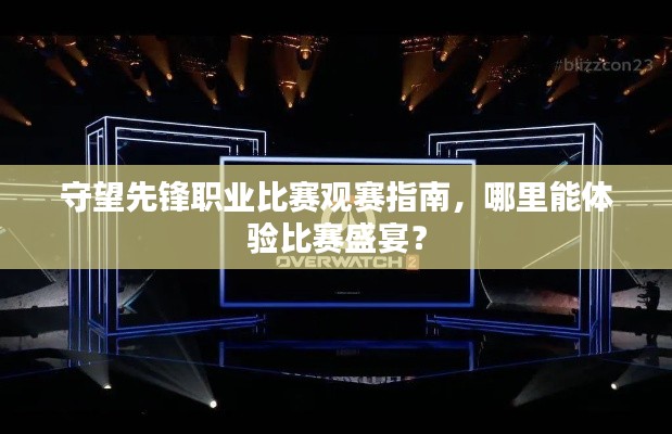 守望先锋职业比赛观赛指南，哪里能体验比赛盛宴？