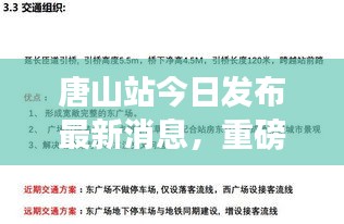 唐山站今日发布最新消息，重磅新闻动态速递！