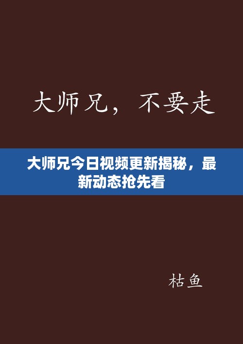 大师兄今日视频更新揭秘，最新动态抢先看