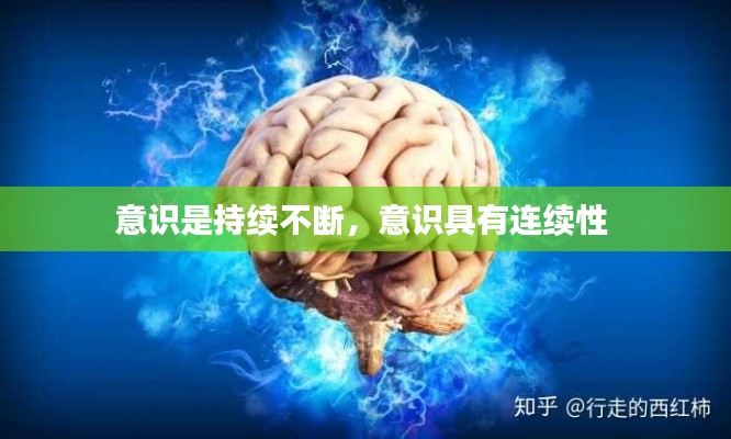 意识是持续不断，意识具有连续性 